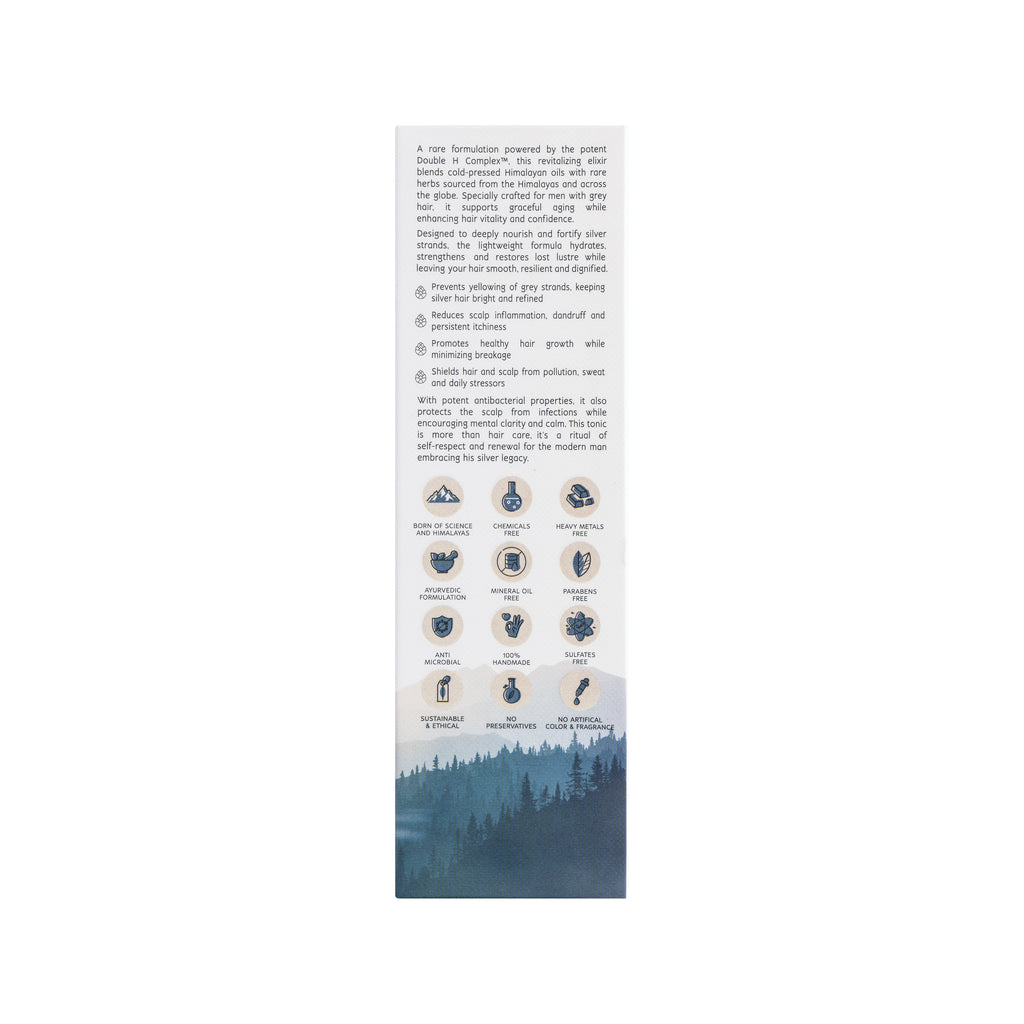 Hair Elixir – Grey (Men) | Ritual of Experience and Strength