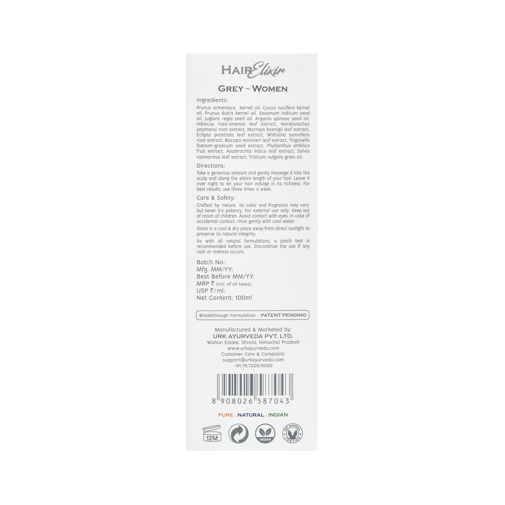 Hair Elixir – Grey (Women) | Ritual of Grace and Care