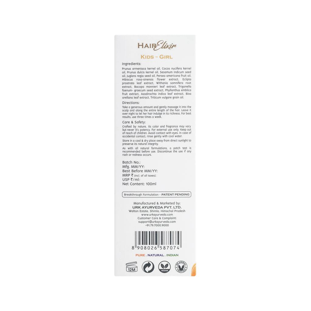 Hair Elixir – Kids (Girl) | Ritual of Growth and Nurture