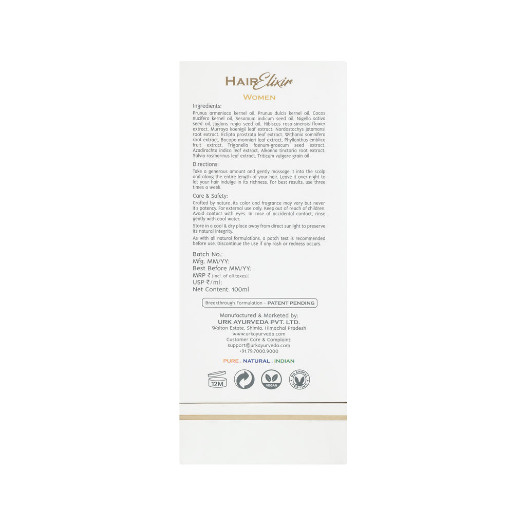 Hair Elixir – Women | Ritual of Restoration and Nourishment